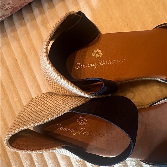 Navy Wedge Espadrilles - Picture 2 of 4